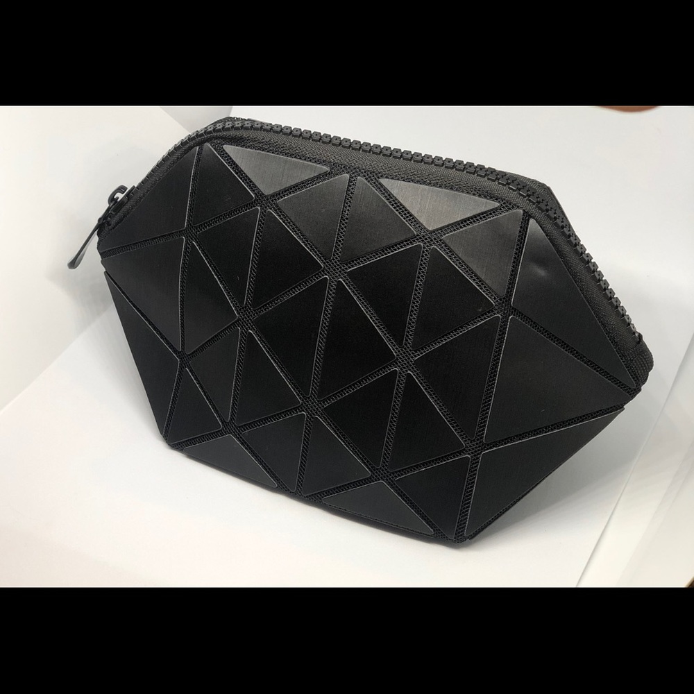 3 pack of Geometric cosmetic bag